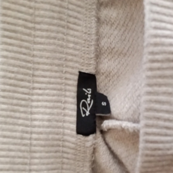 Rails Kigston Womens Jogger Heather Brown Embroidered Stars Size Small - Picture 4 of 13